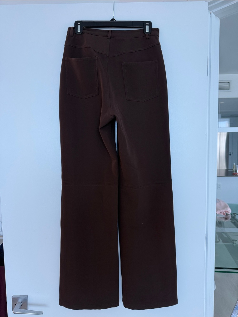 Princess Polly Brown High Waisted Trousers in Size 6 - Picture 2 of 3